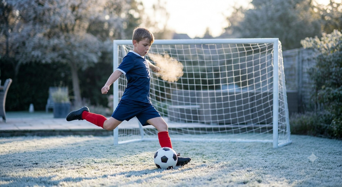 Occuper son enfant pendant les vacances : le foot à la maison