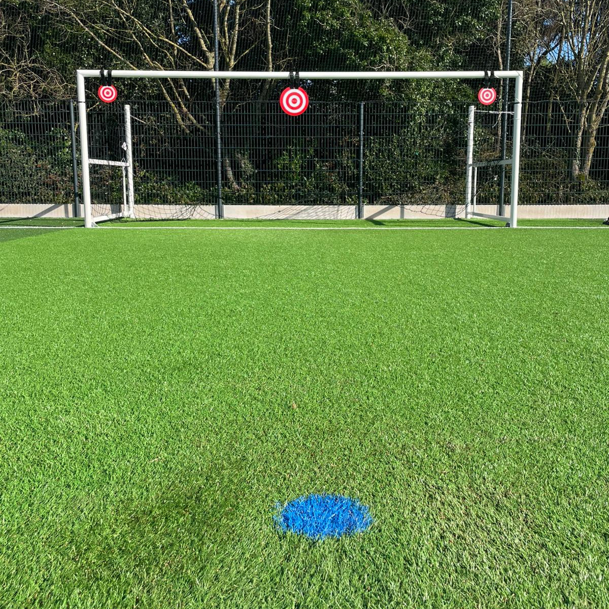 Jeu entrainement cible foot cage football